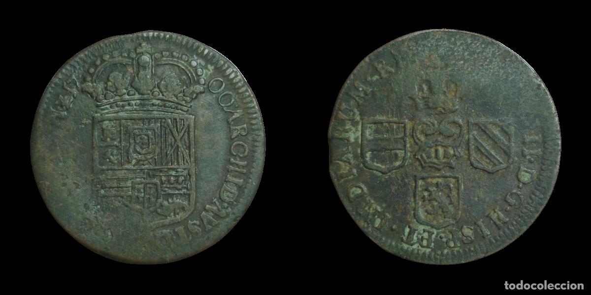 Monedas de Espa&ntilde;a: NT/ CARLOS II LIARD 1700 BRUJAS (E1069) - Foto 3