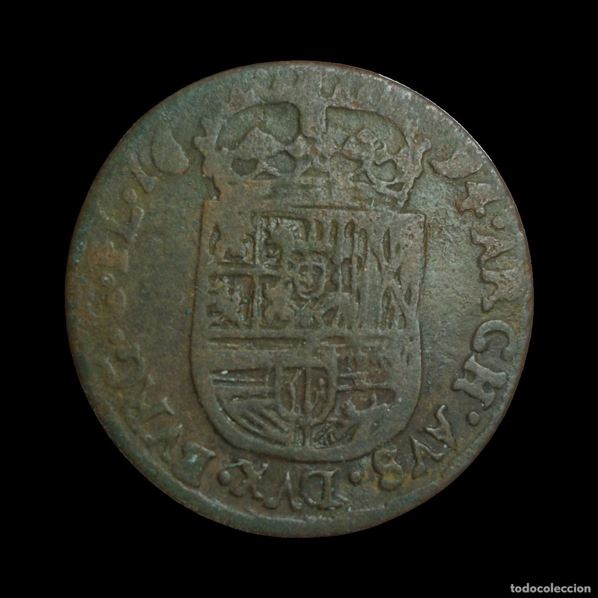 Monedas de Espa&ntilde;a: NT/ CARLOS II LIARD 1694 BRUJAS (E1067) - Foto 1
