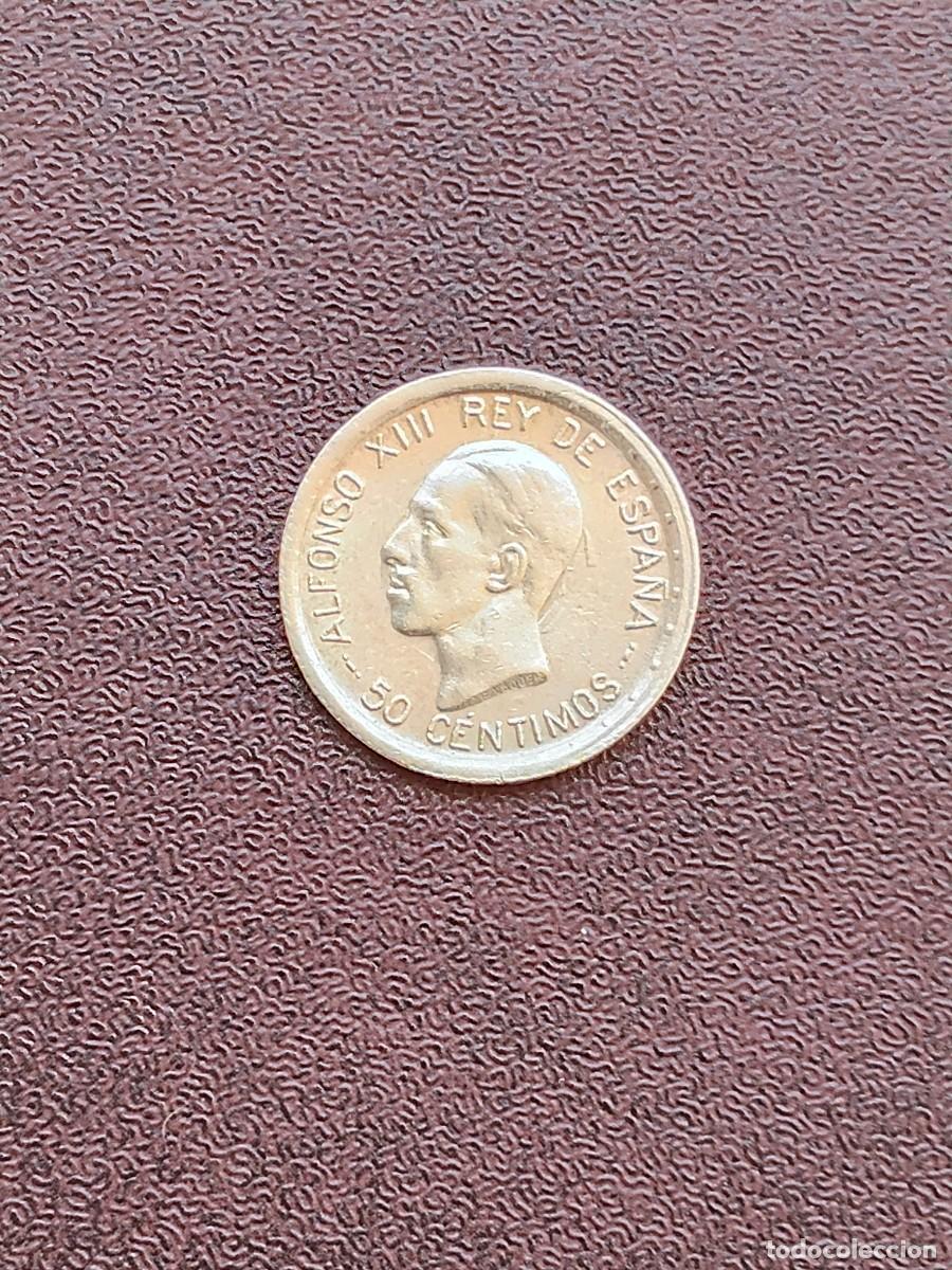 Monedas de Espa&ntilde;a: MONEDA DE 50 CENTIMOS DE ALFONSO XII DEL A&Ntilde;O 1926 PC S.DE PLATA.3