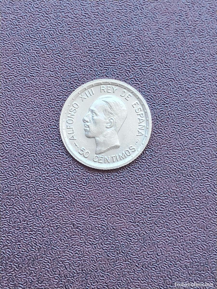 Monedas de Espa&ntilde;a: MONEDA DE 50 CENTIMOS DE ALFONSO XII DEL A&Ntilde;O 1926 PC S.DE PLATA.6