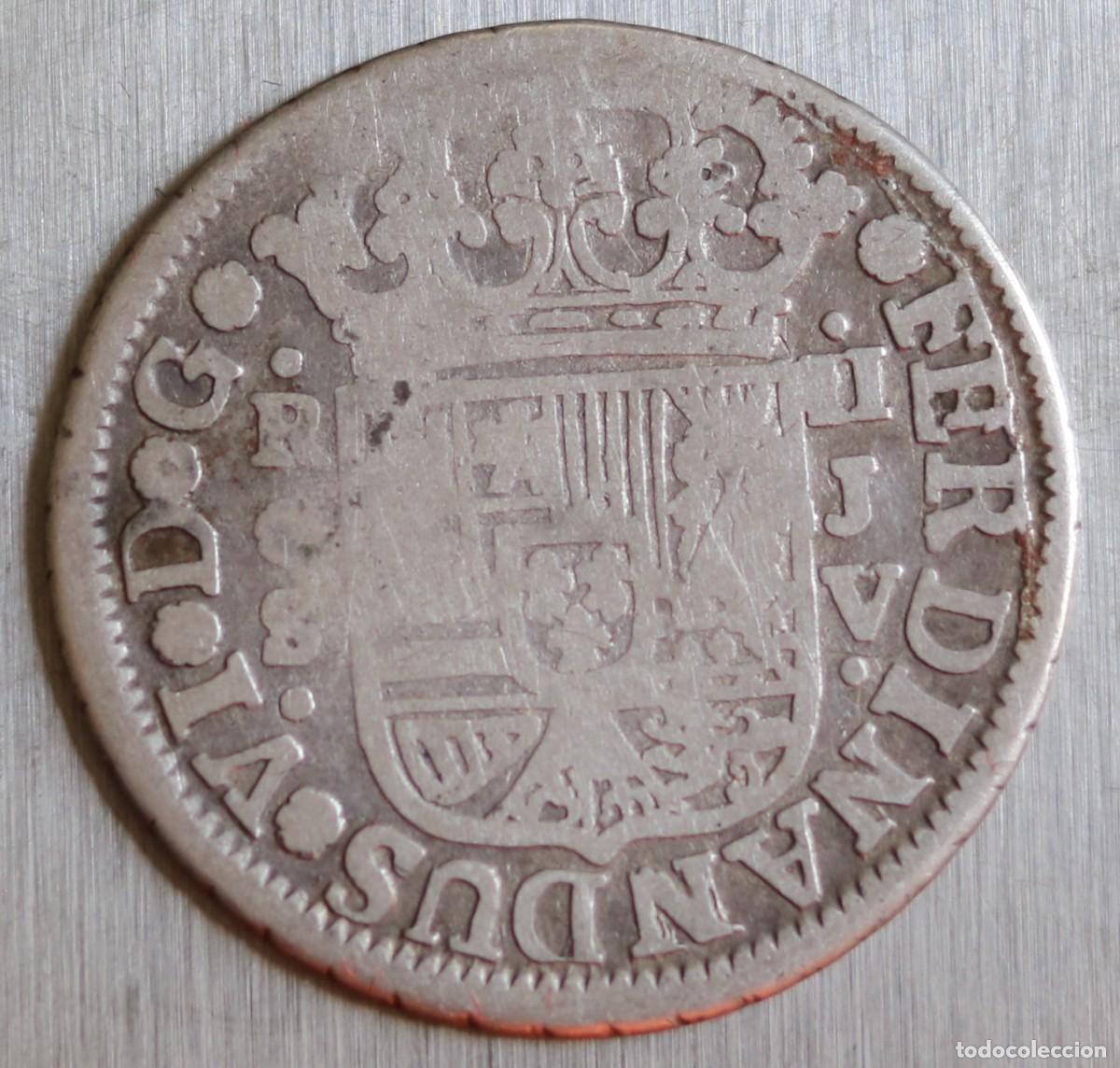 Monedas de Espa&ntilde;a: 2 REALES 1758 FERNANDO VI. CECA SEVILLA. 5,29 GR