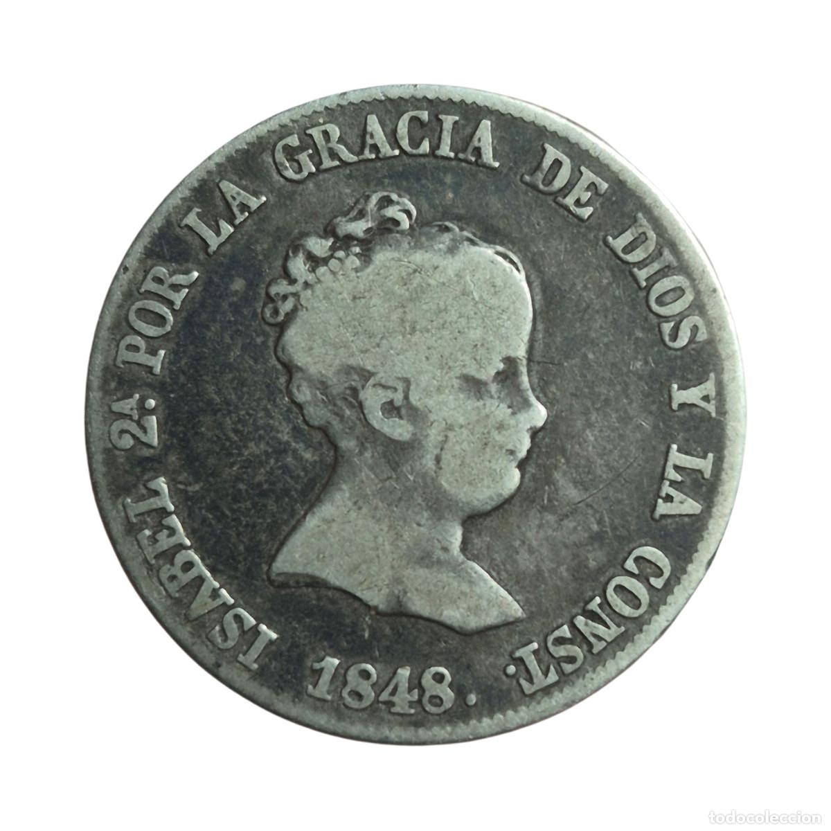 Monedas de Espa&ntilde;a: NT/ ISABEL II 4 REALES 1848 MADRID (E1175)