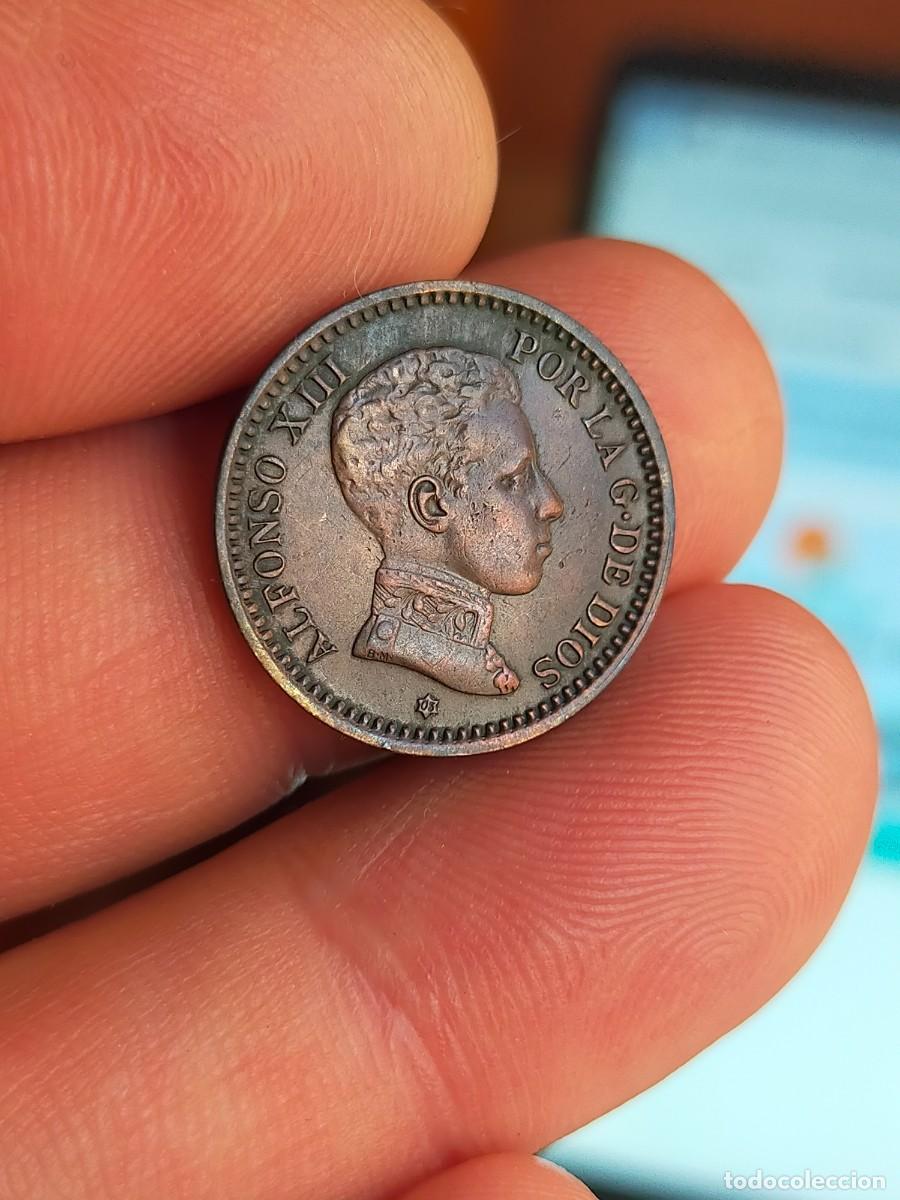 Monedas de Espa&ntilde;a: MONEDA DE 2 DOS C&Eacute;NTIMOS ESPA&Ntilde;A SMV 1905 * 05 ALFONSO XIII MUY BUENA CONSERVACION