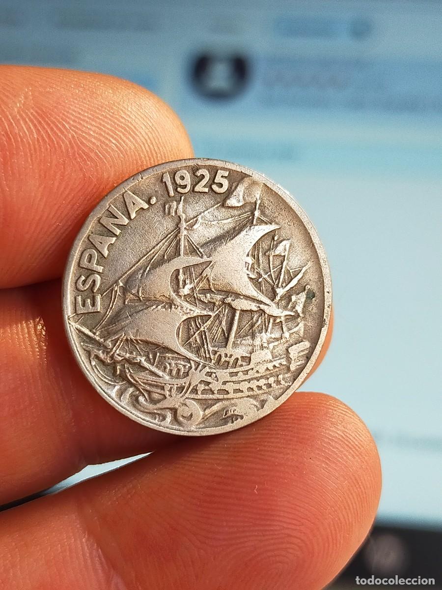 Monedas de Espa&ntilde;a: MONEDA DE 25 VEINTICINCO C&Eacute;NTIMOS 1925 ESPA&Ntilde;A ALFONSO XIII