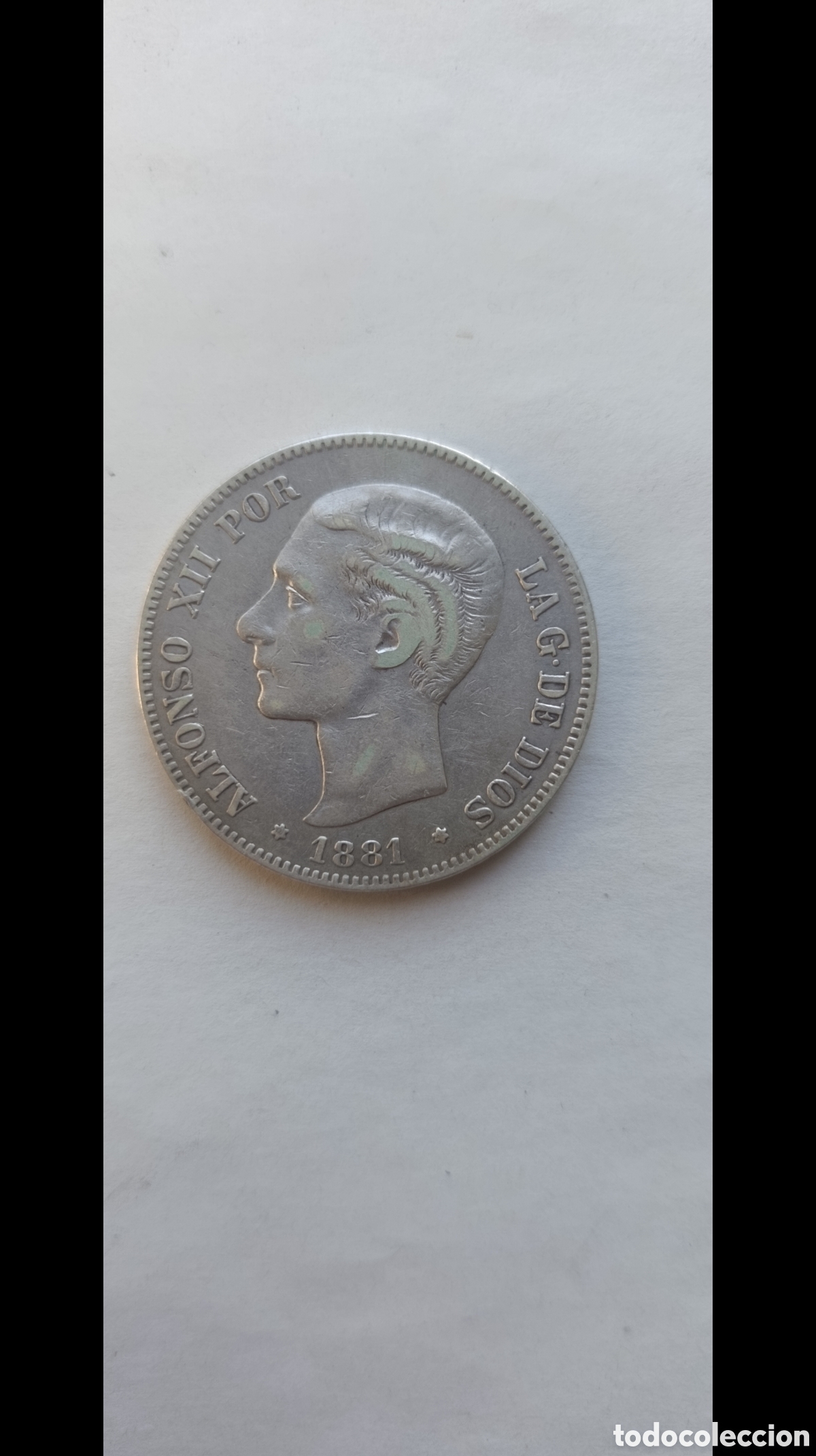 Monedas de Espa&ntilde;a: 5 pesetas 1881 Alfonso XII MSM