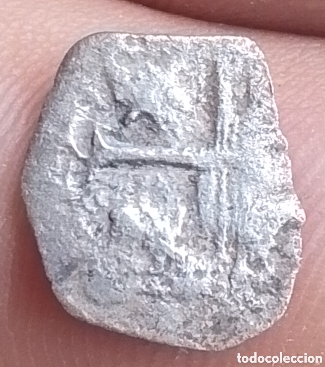 Coins of Spain: A-Felipe IV 1/2 Real macuquino Potos&iacute; 1621-1665