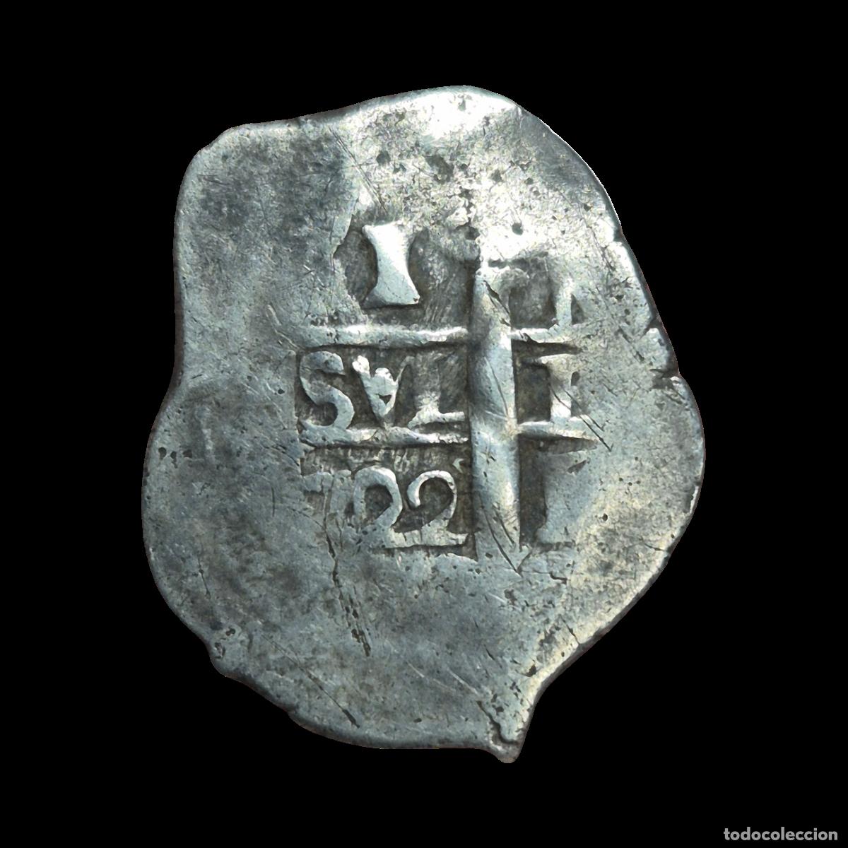 Monedas de Espa&ntilde;a: NT/ FELIPE V 1 REAL 1722 LIMA ENSAYADOR M (E1083)