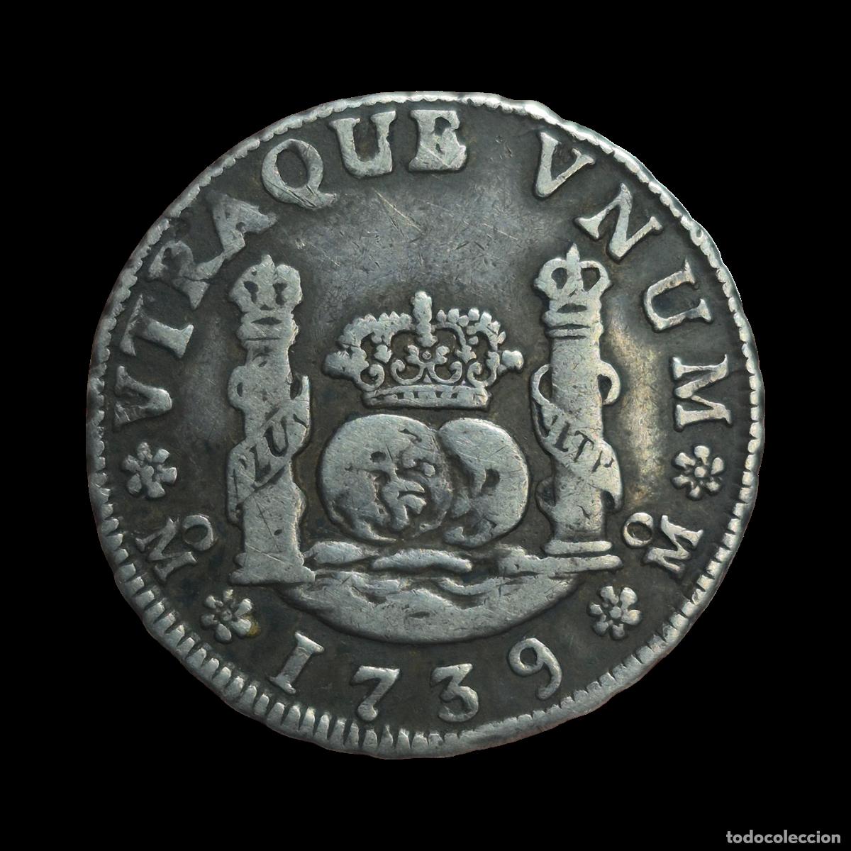 Monedas de Espa&ntilde;a: NT/ FELIPE V 2 REALES 1739 MEXICO (E1080)