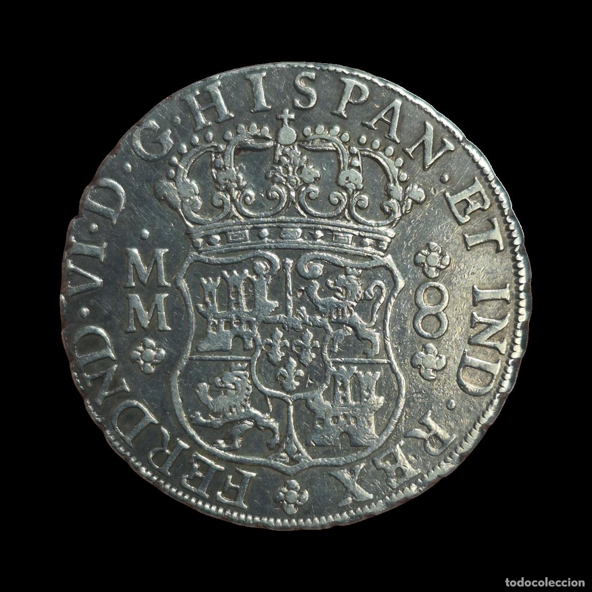 Monedas de Espa&ntilde;a: NT/ FERNANDO VI 8 REALES 1756 MEXICO (E1085)