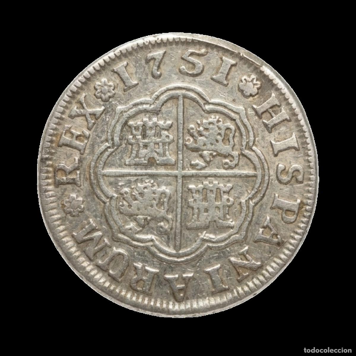 Monedas de Espa&ntilde;a: NT/ FERNANDO VI 1 REAL 1751 SEVILLA (E1010)