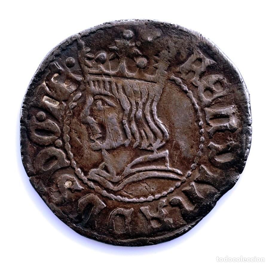 Monedas de Espa&ntilde;a: SC-Spain. Fernando &rdquo;Rey Cat&oacute;lico&rdquo;. 1 Croat. Barcelona (1479-1516) Plata 3,03 g.