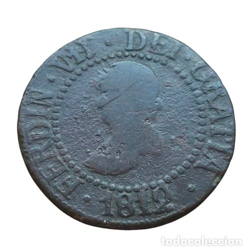M&uuml;nzen von Spanien: Fernando VII. Mallorca. Treseta 1812