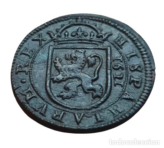 Moedas de Espanha: Felipe IV. Segovia Ingenio. 8 maraved&iacute;s 1621