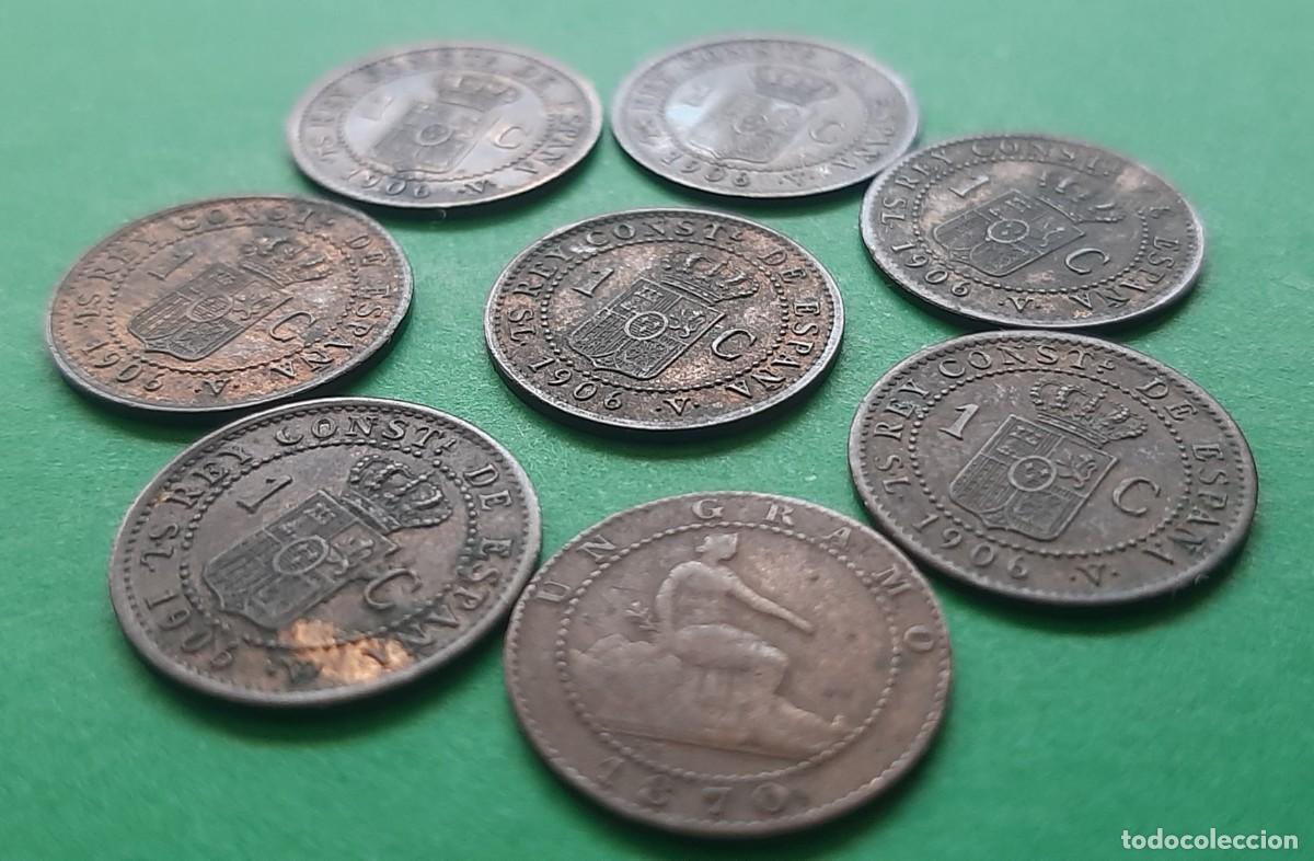 Monedas de Espa&ntilde;a: (ALFONSO XIII-GOB. PROV) LOTE DE MONEDAS DE 1 C&Eacute;NTIMO - Foto 5