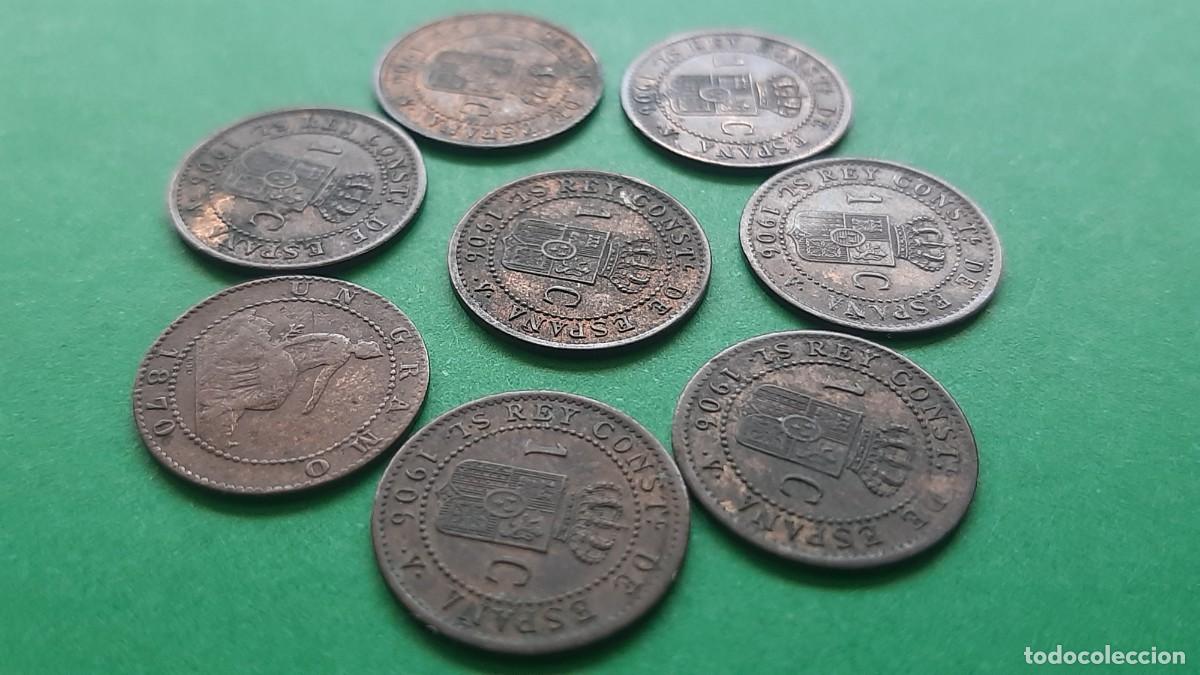 Monedas de Espa&ntilde;a: (ALFONSO XIII-GOB. PROV) LOTE DE MONEDAS DE 1 C&Eacute;NTIMO - Foto 6