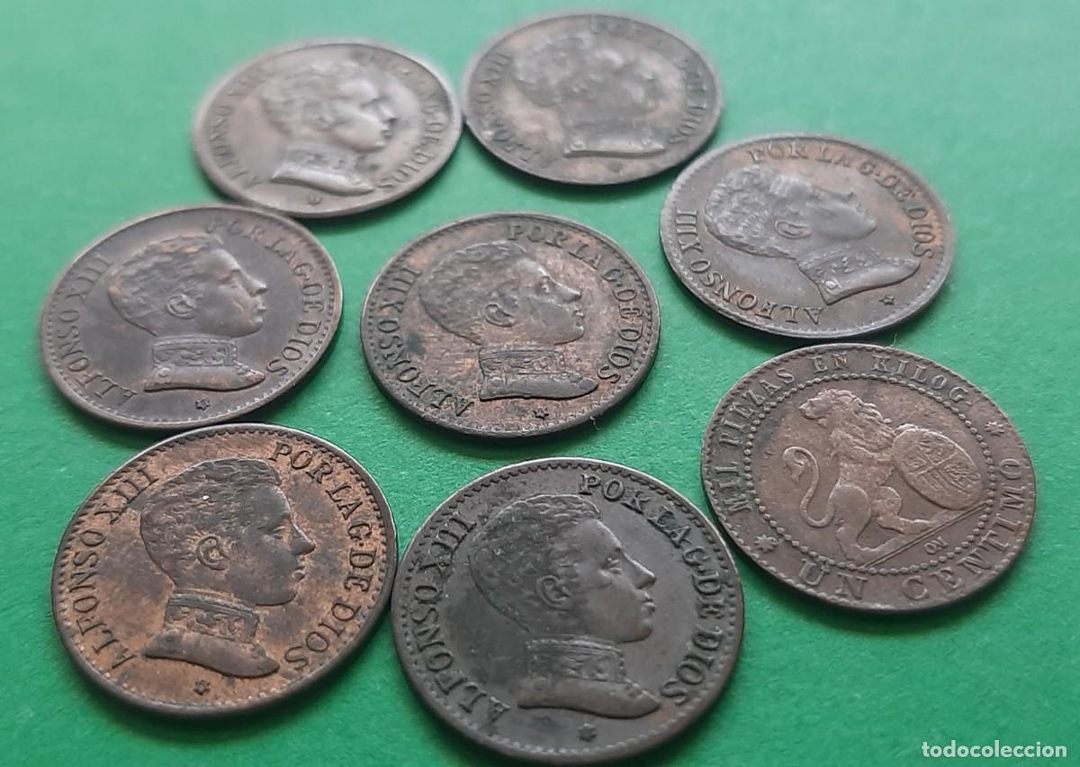 Monedas de Espa&ntilde;a: (ALFONSO XIII-GOB. PROV) LOTE DE MONEDAS DE 1 C&Eacute;NTIMO - Foto 9