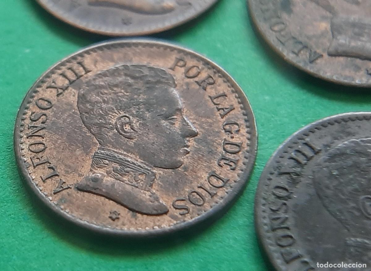Monedas de Espa&ntilde;a: (ALFONSO XIII-GOB. PROV) LOTE DE MONEDAS DE 1 C&Eacute;NTIMO - Foto 11