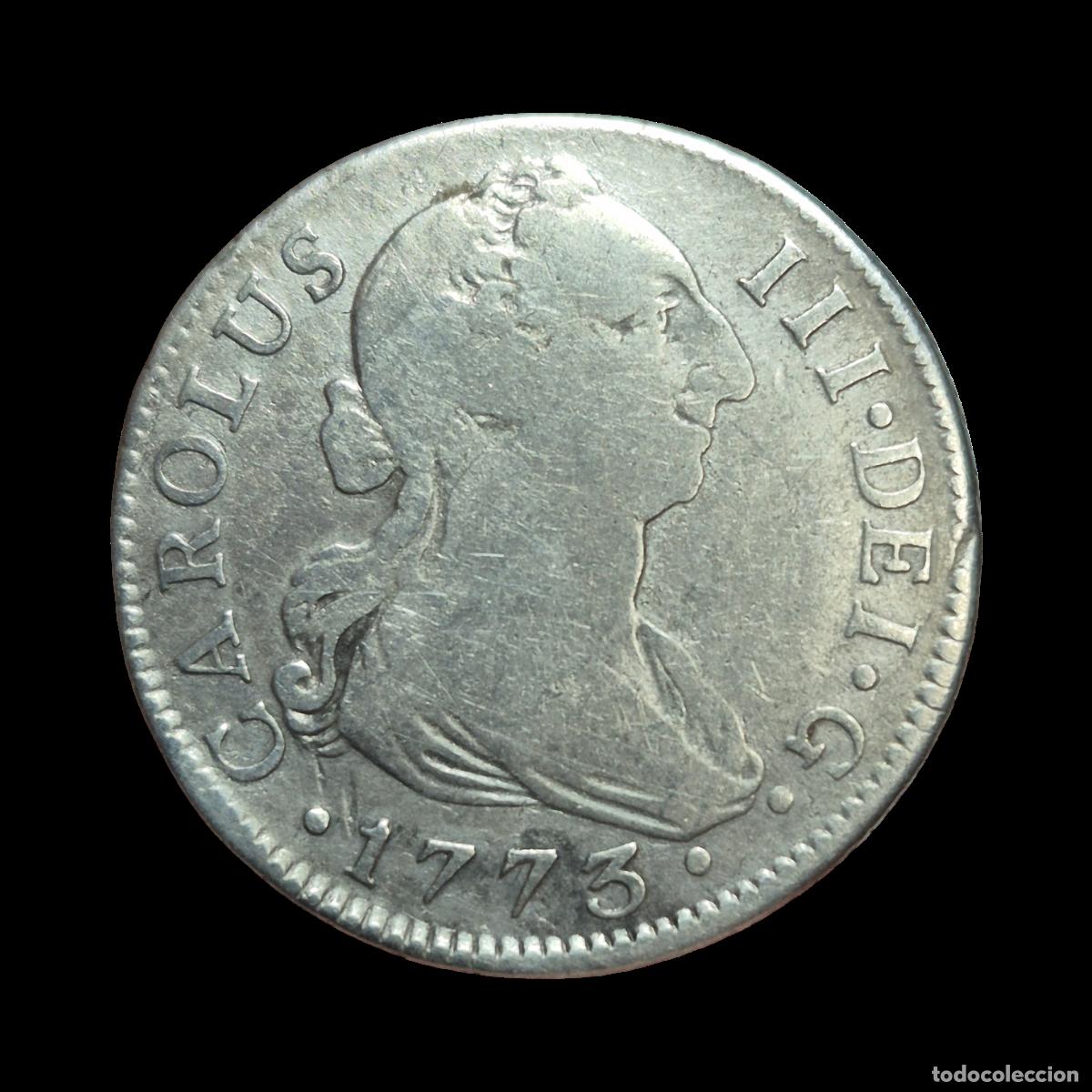 Monedas de Espa&ntilde;a: NT/ CARLOS III 2 REALES 1773 SEVILLA (E1105)