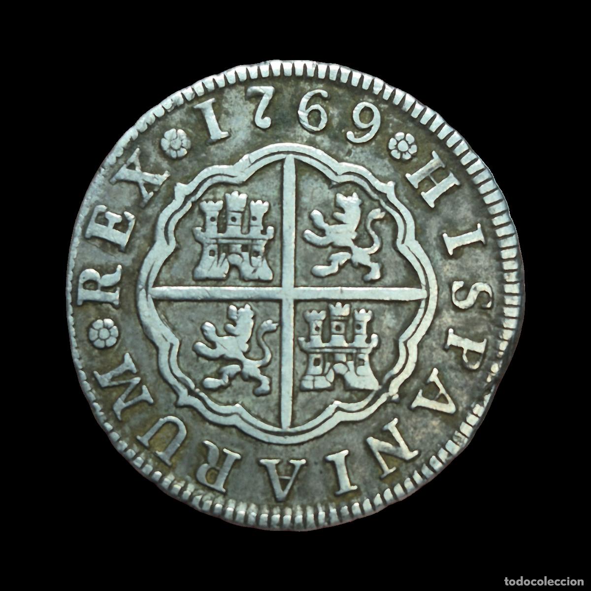 Monedas de Espa&ntilde;a: NT/ CARLOS III 2 REALES 1769 MADRID (E1101)