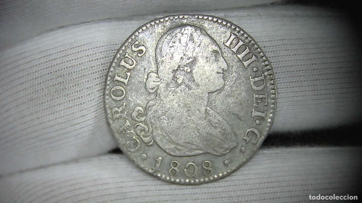 Monedas de Espa&ntilde;a: Carlos IV 2 Reales 1808 AI Madrid MBC