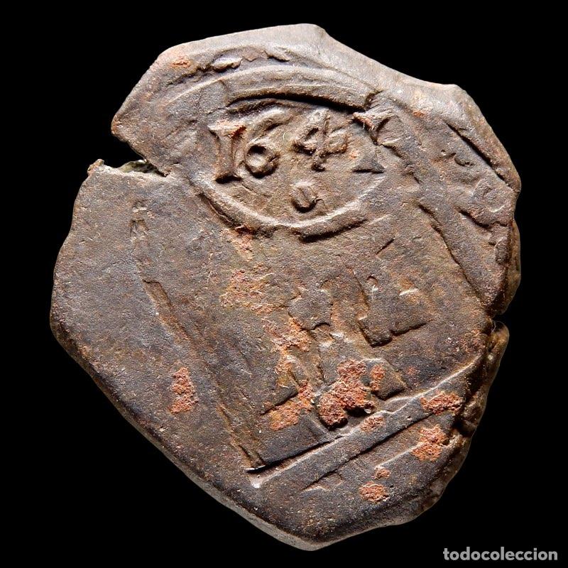Monedas de Espa&ntilde;a: Felipe IV, 8 maraved&iacute;s. Resello VIII 1641 (Sevilla). A42-M