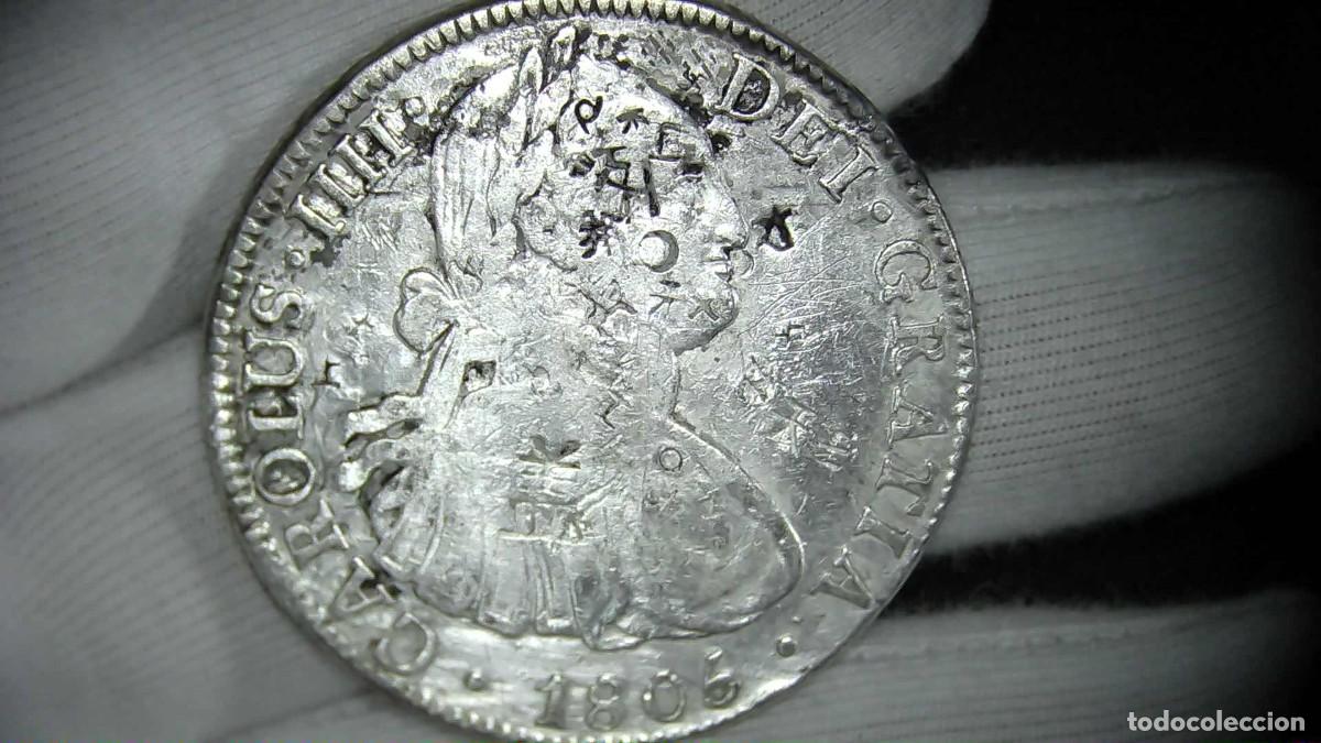 Monedas de Espa&ntilde;a: Carlos IV 8 Reales, M&eacute;xico TH 1806 MBC