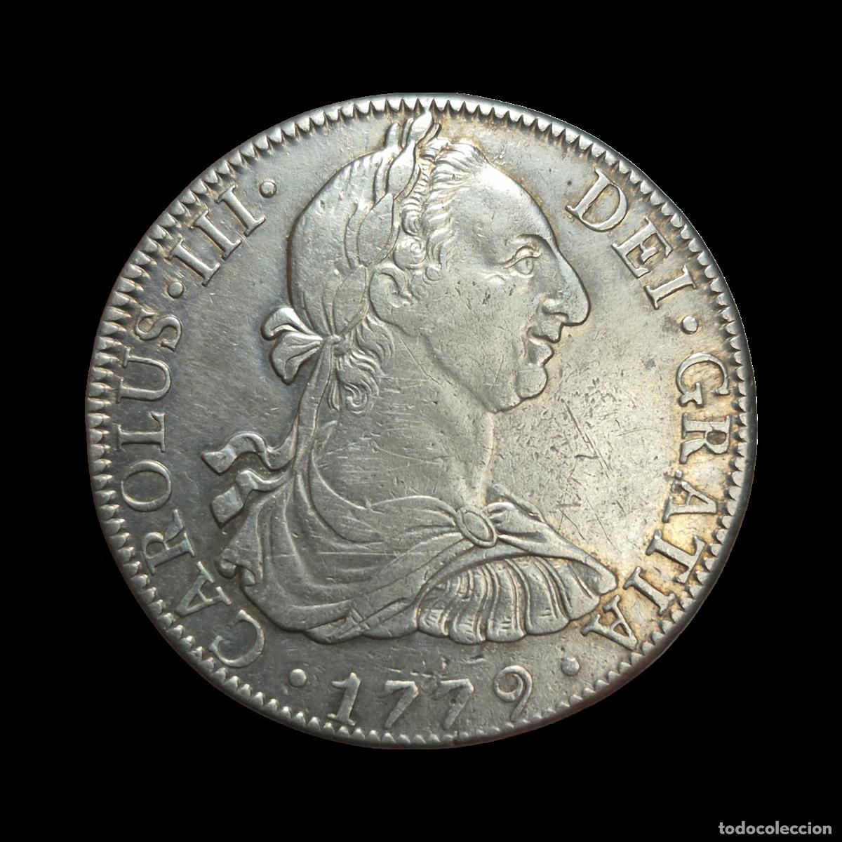 Monedas de Espa&ntilde;a: NT/ CARLOS III 8 REALES 1779 MEXICO (E1098)