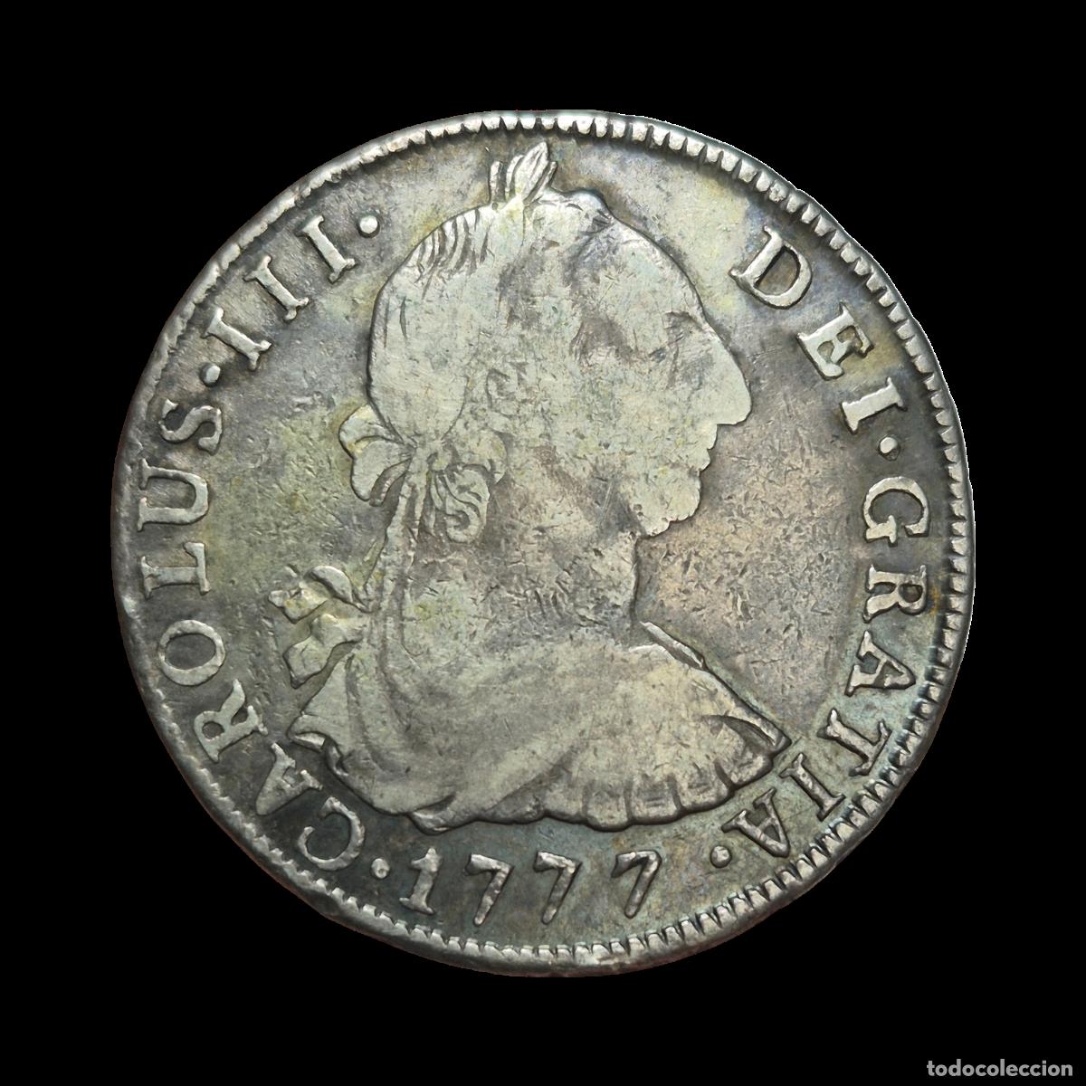 Monedas de Espa&ntilde;a: NT/ CARLOS III 8 REALES 1777 POTOSI (E1096)