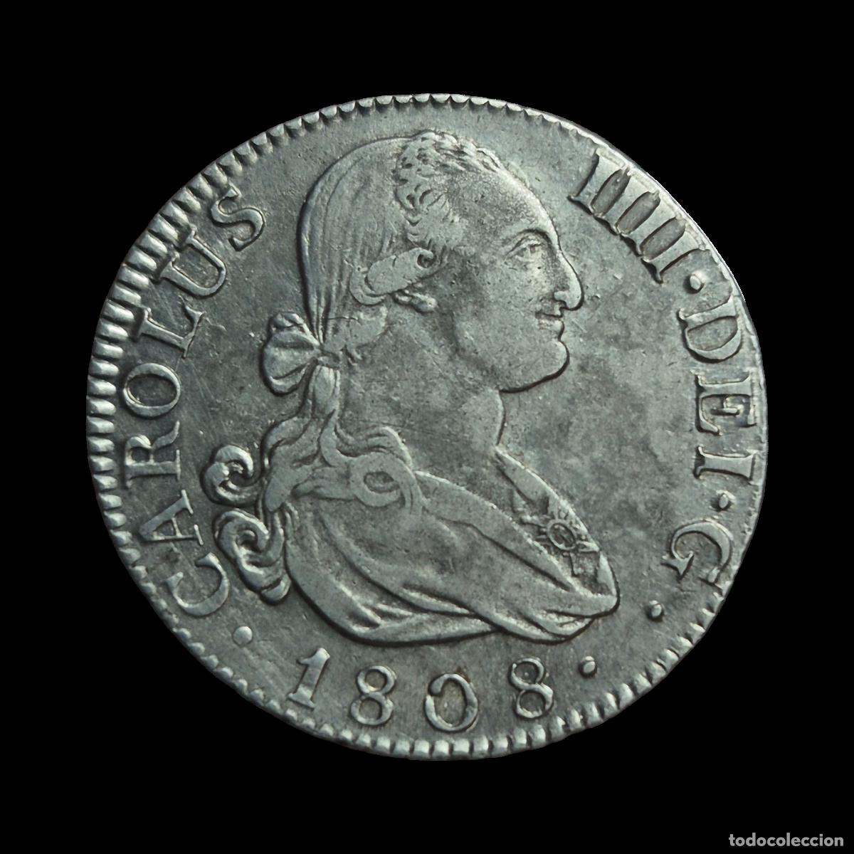Monedas de Espa&ntilde;a: NT/ CARLOS IV 2 REALES 1808 MADRID AI (E1126)