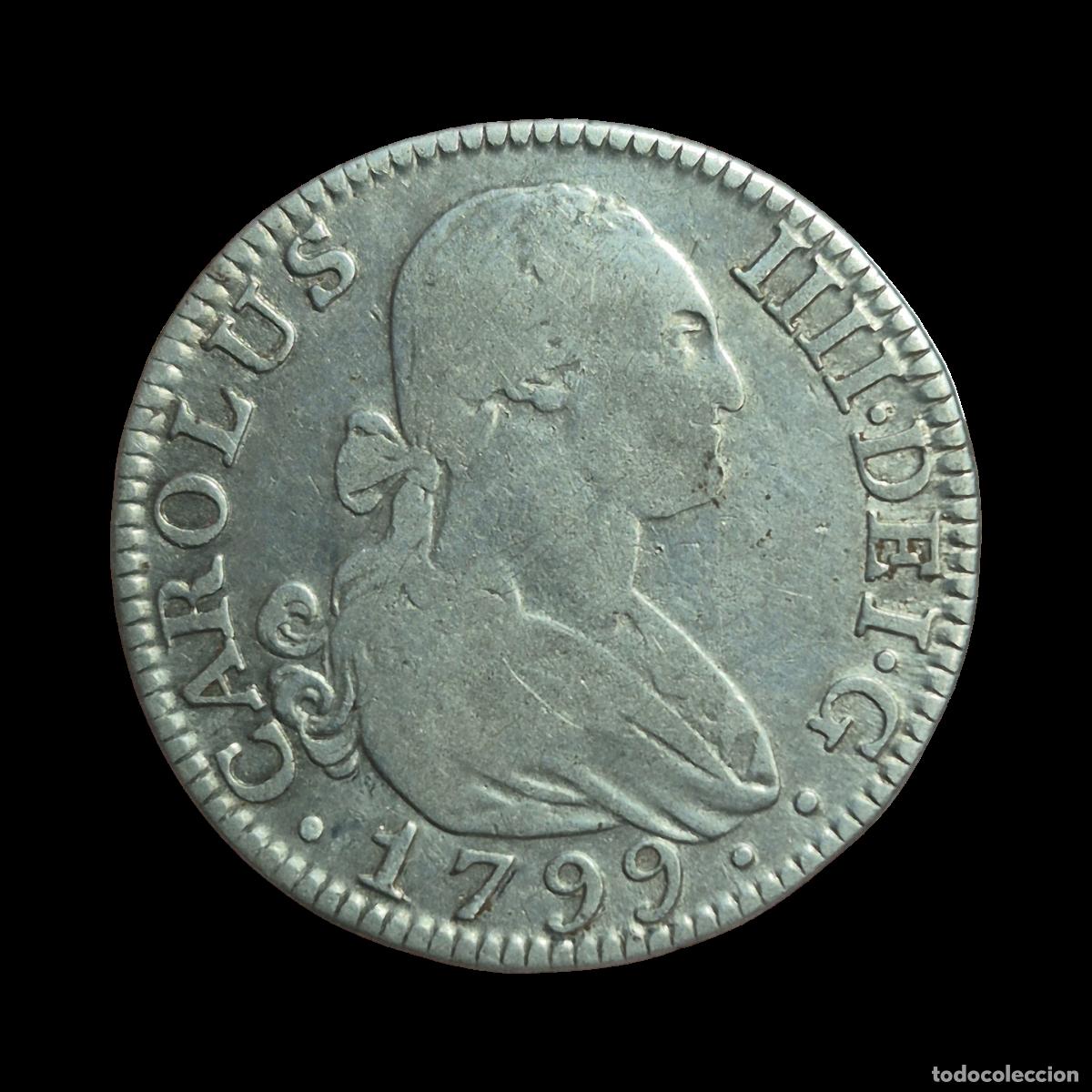 Monedas de Espa&ntilde;a: NT/ CARLOS IV 2 REALES 1799 MADRID (E1123)