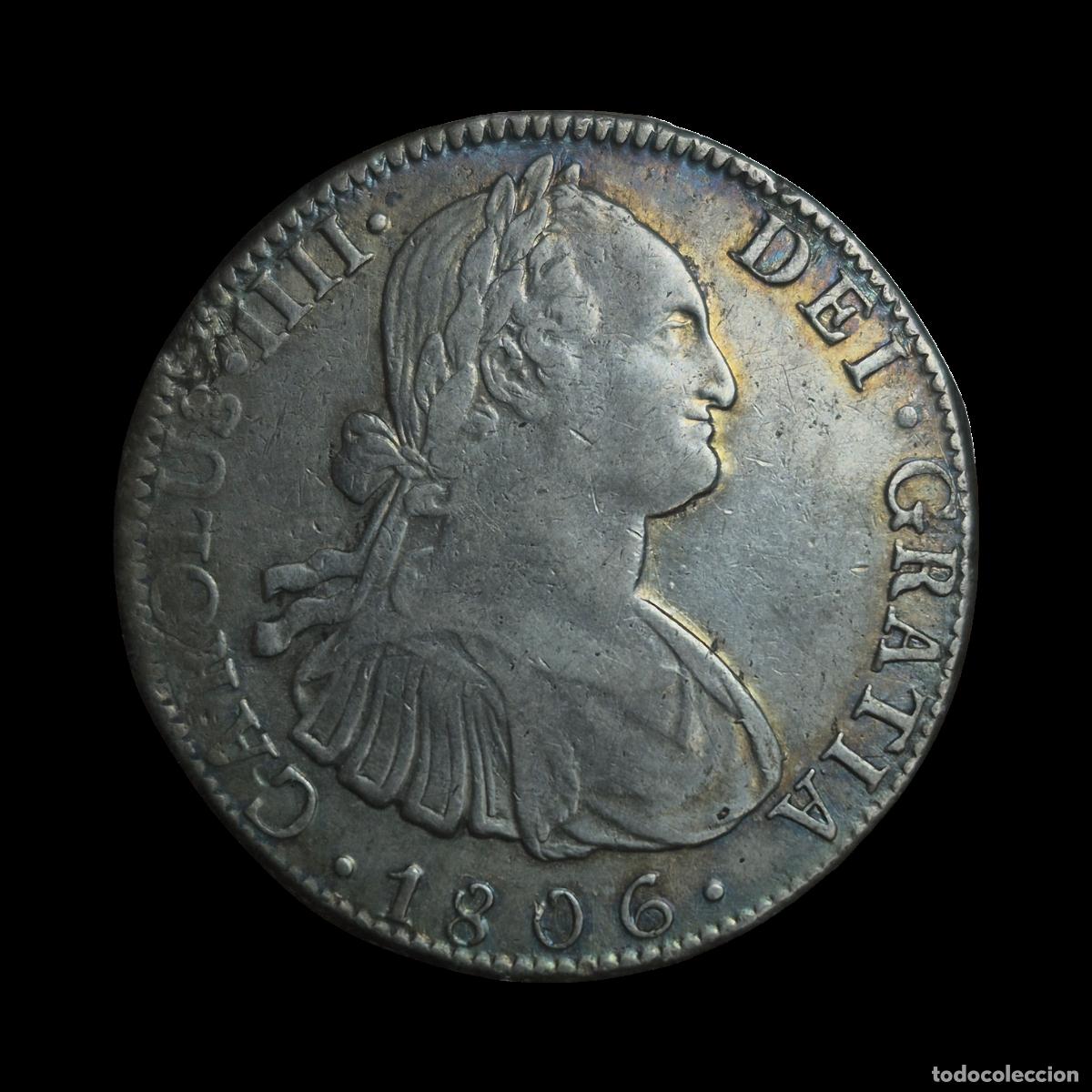 Monedas de Espa&ntilde;a: NT/ CARLOS IV 8 REALES 1806 MEXICO (E1120)