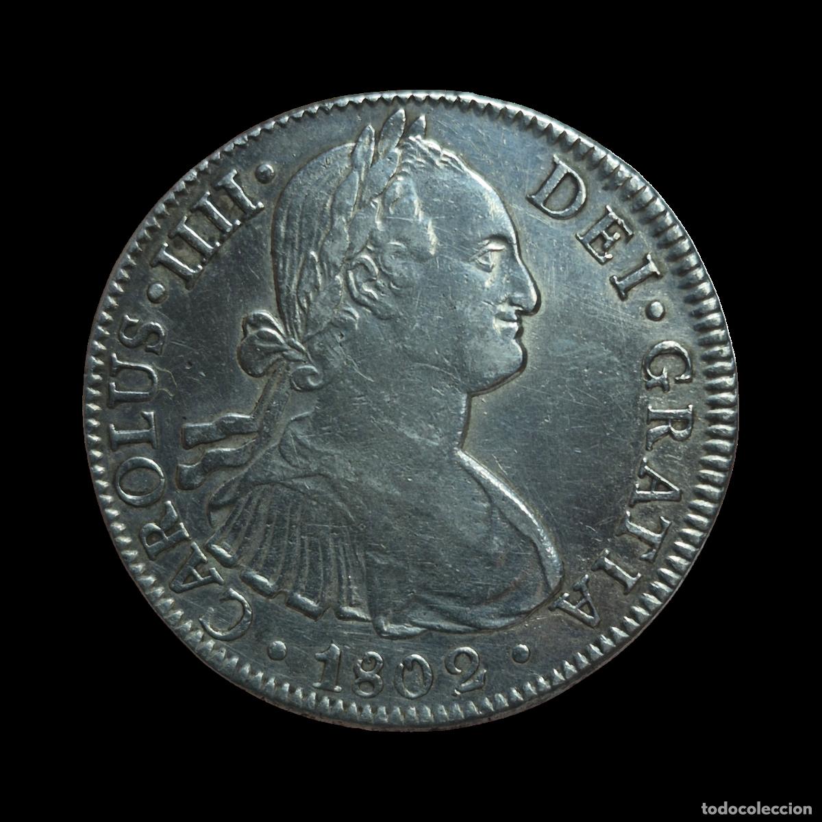 Monedas de Espa&ntilde;a: NT/ CARLOS IV 8 REALES 1802 MEXICO (E1119)