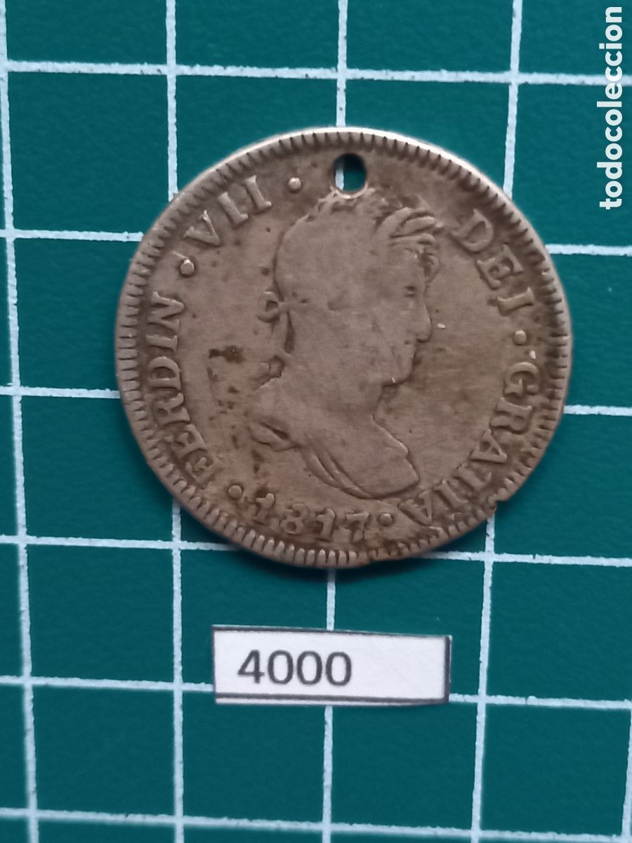 Monedas de Espa&ntilde;a: Espa&ntilde;a 2 reales 1817 - Foto 1
