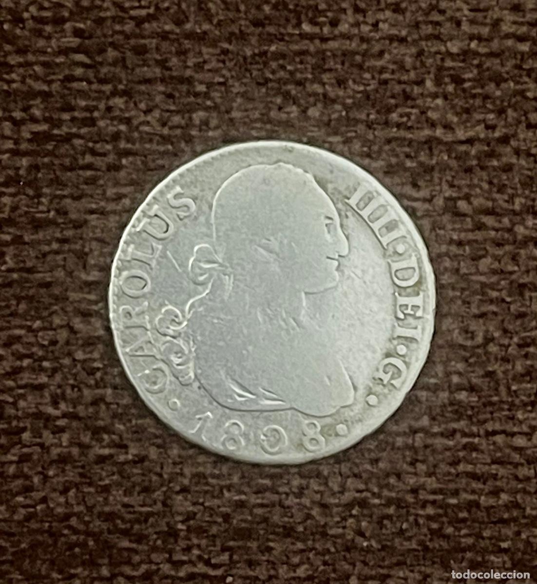 Monedas de Espa&ntilde;a: 2 reales de Carlos IV