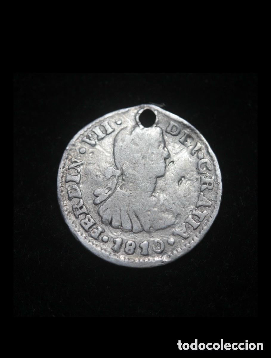 Monedas de Espa&ntilde;a: 1/2 real de Fernando VII
