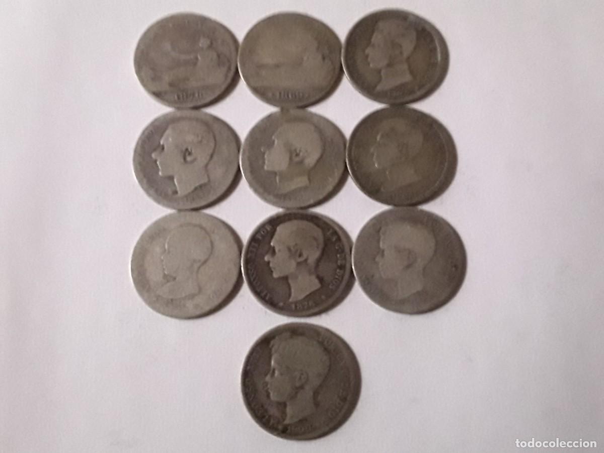 Monedas de Espa&ntilde;a: ESPA&Ntilde;A - LOTE 10 MONEDAS DE PLATA DIFERENTES.