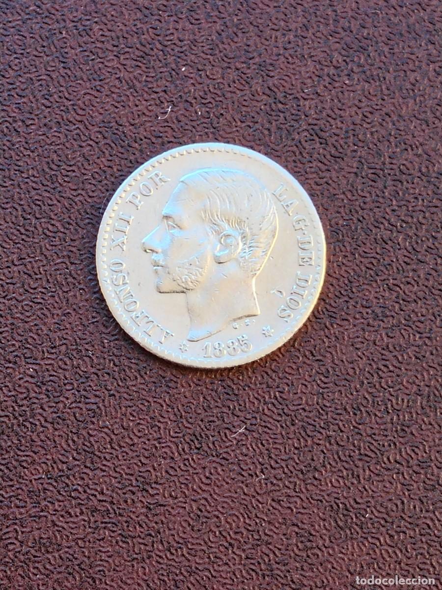 Monedas de Espa&ntilde;a: MONEDA DE 50 CENTIMOS DE ALFONSO XII DEL A&Ntilde;O 1885*8-6 MS M.DE PLATA.
