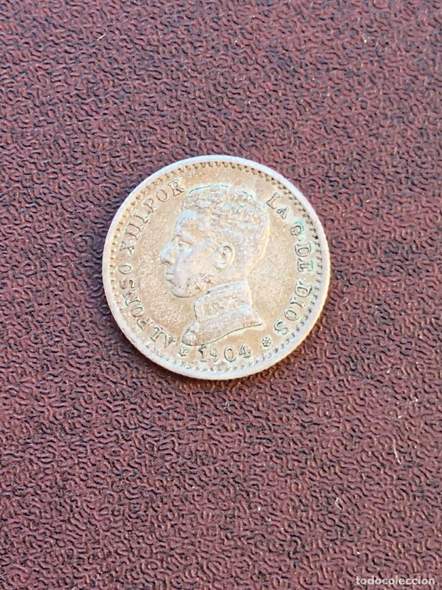 Monedas de Espa&ntilde;a: MONEDA DE 50 CENTIMOS DE ALFONSO XIII DEL A&Ntilde;O 1904*1-0. PC V.DE PLATA.2