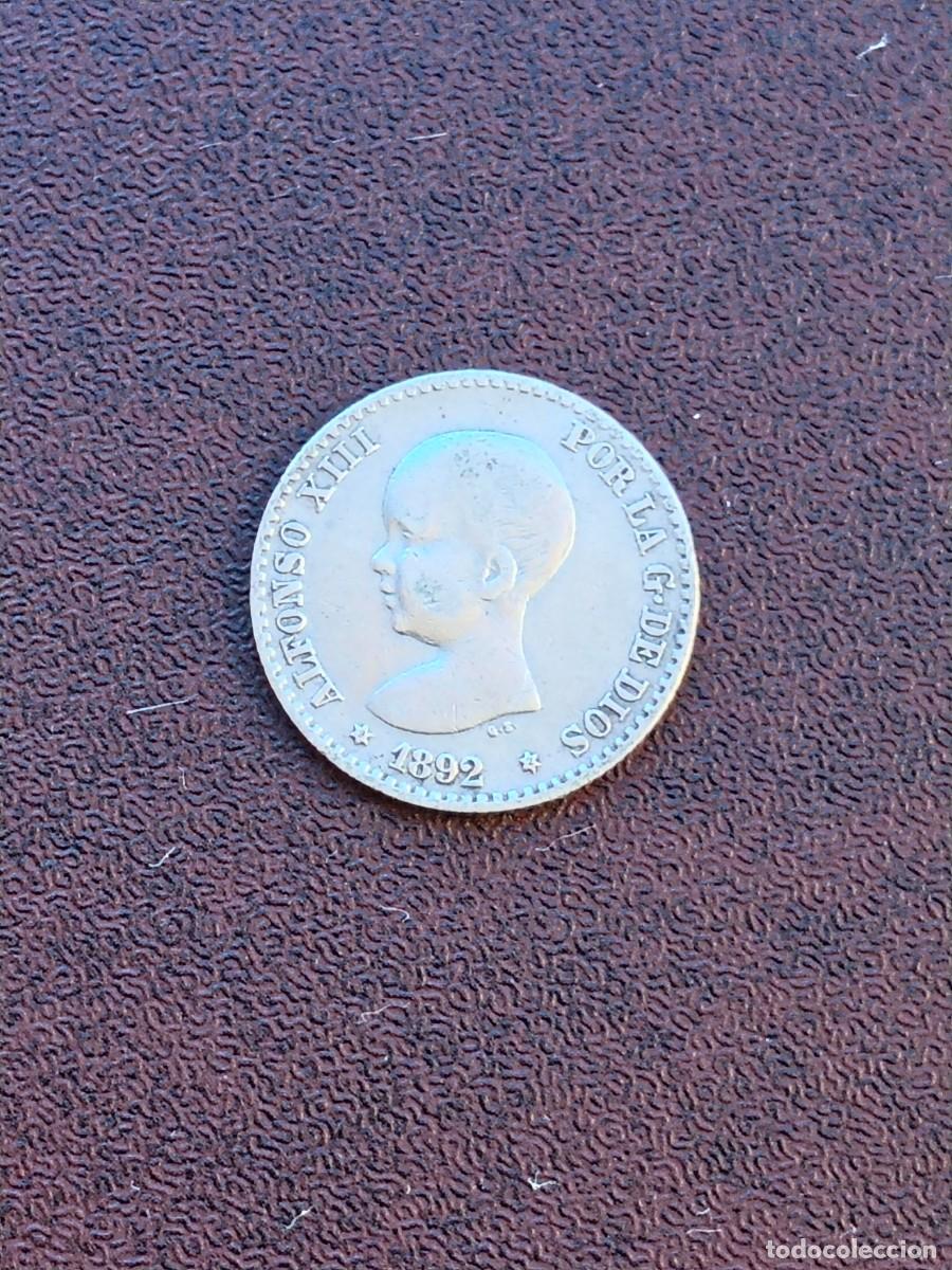 Monedas de Espa&ntilde;a: MONEDA DE 50 CENTIMOS DE ALFONSO XIII DEL A&Ntilde;O 1892*9-2 PG V.DE PLATA.2