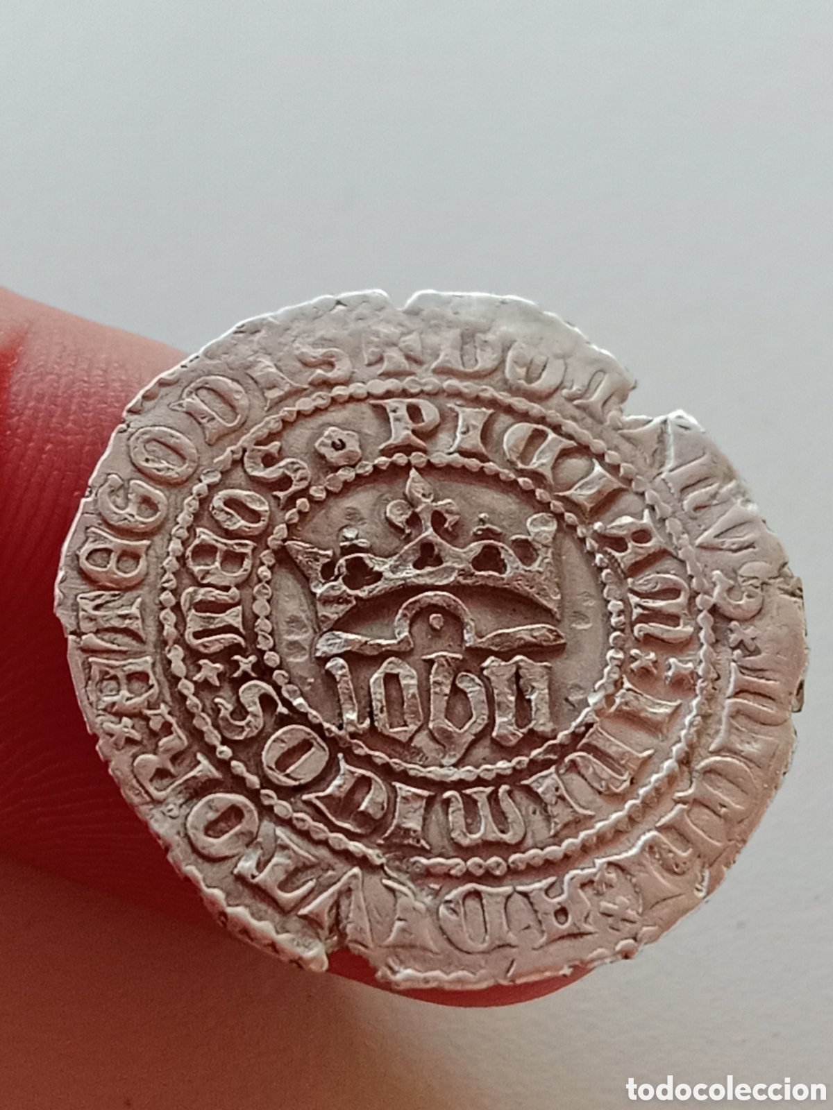 Monedas de Espa&ntilde;a: Real juan II de Navarra