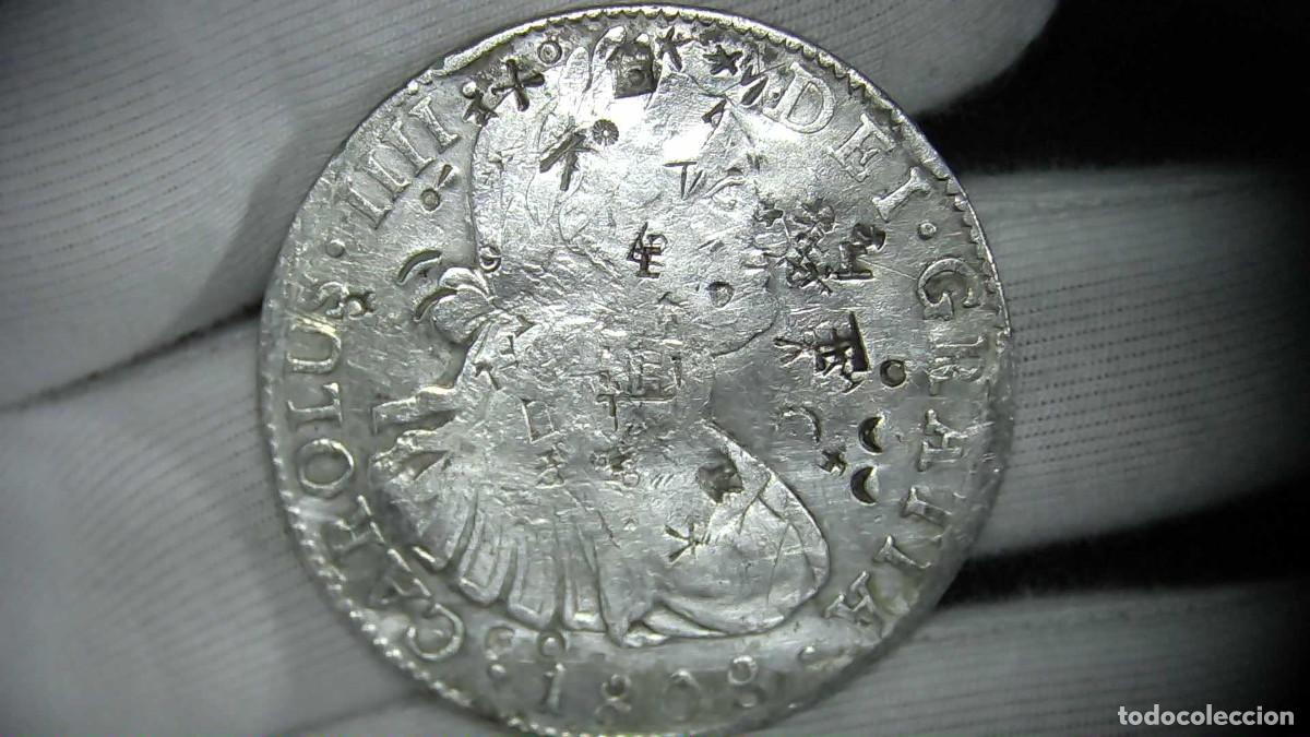 Monete da Spagna: Carlos IV 8 Reales, M&eacute;xico TH 1808 MBC-