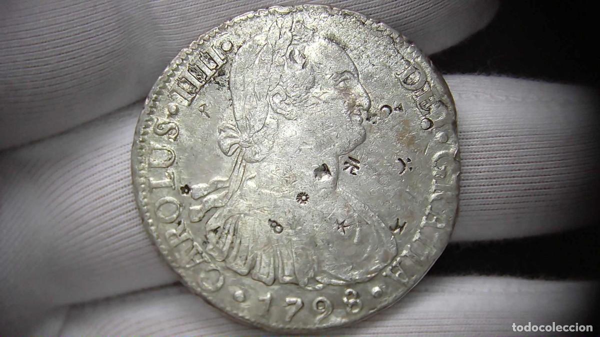 Monete da Spagna: Carlos IV 8 Reales, M&eacute;xico FM 1798 MBC