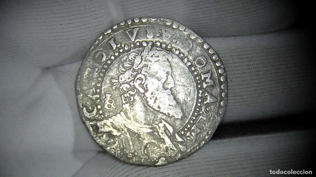 Monedas de Espa&ntilde;a: Carlos I 1/2 Ducado, N&aacute;poles IBR (1548-1554) MBC