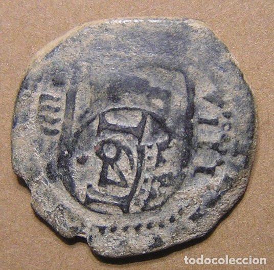 Moedas de Espanha: FELIPE IV - 8 MARAVEDIS VALLADOLID CON RESELLO 1641