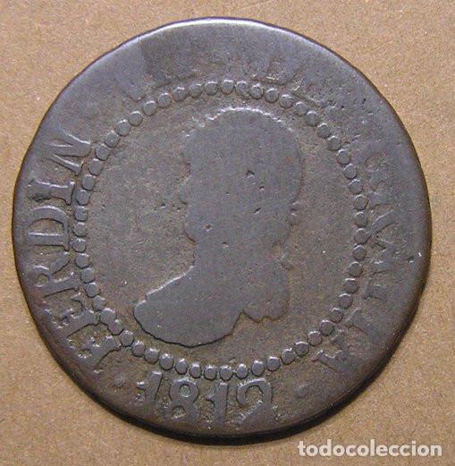 Monedas de Espa&ntilde;a: FERNANDO VII - 12 DINERS 1812 DE MALLORCA
