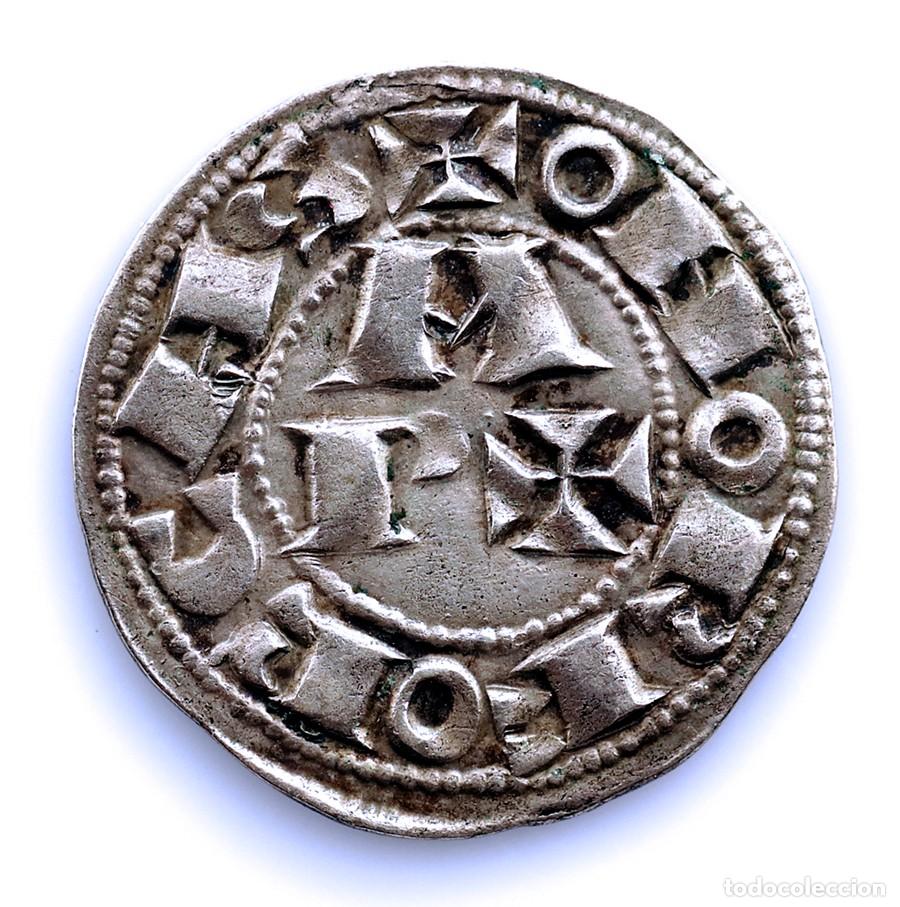 Monedas de Espa&ntilde;a: SC-Reino de Aragon. Diner Morl&agrave;. A nombre de CENTUL. Se&ntilde;or&iacute;o de B&eacute;arn. EBC-/XF-. 1,26 g.