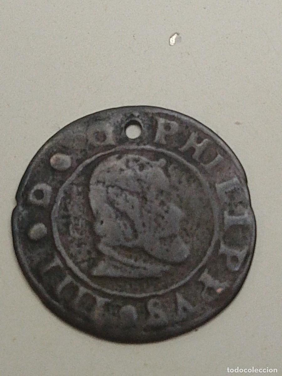 Monedas de Espa&ntilde;a: Moneda 16 maraved&iacute; a&ntilde;o 1669 Felipe IIII