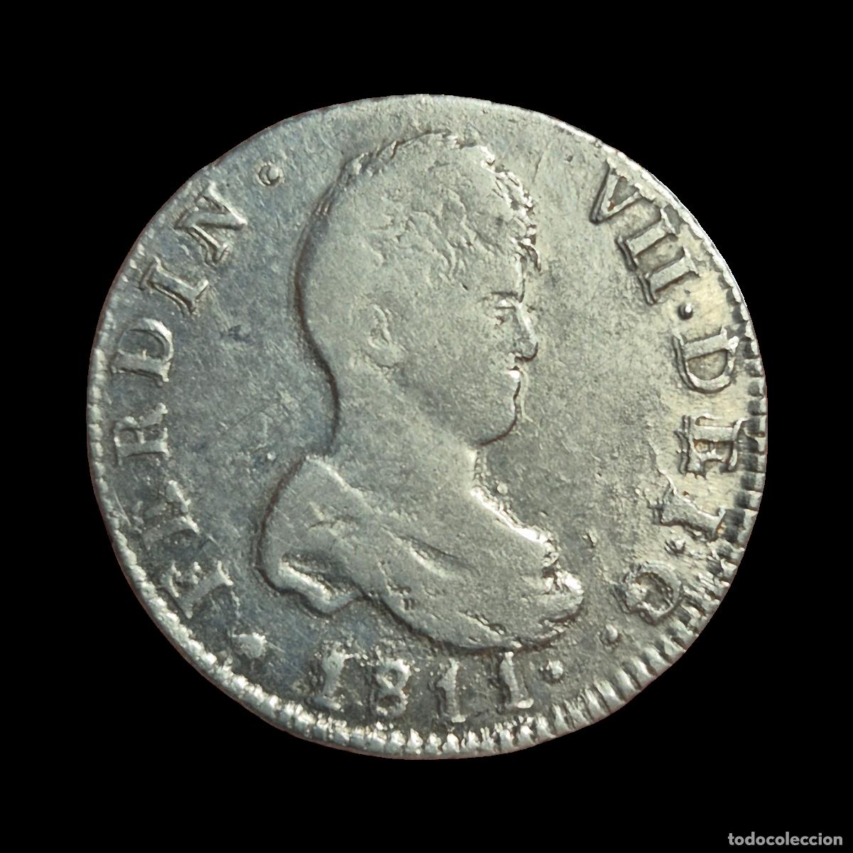 Monedas de Espa&ntilde;a: NT/ FERNANDO VII 2 REALES 1811 CATALU&Ntilde;A (E1153)