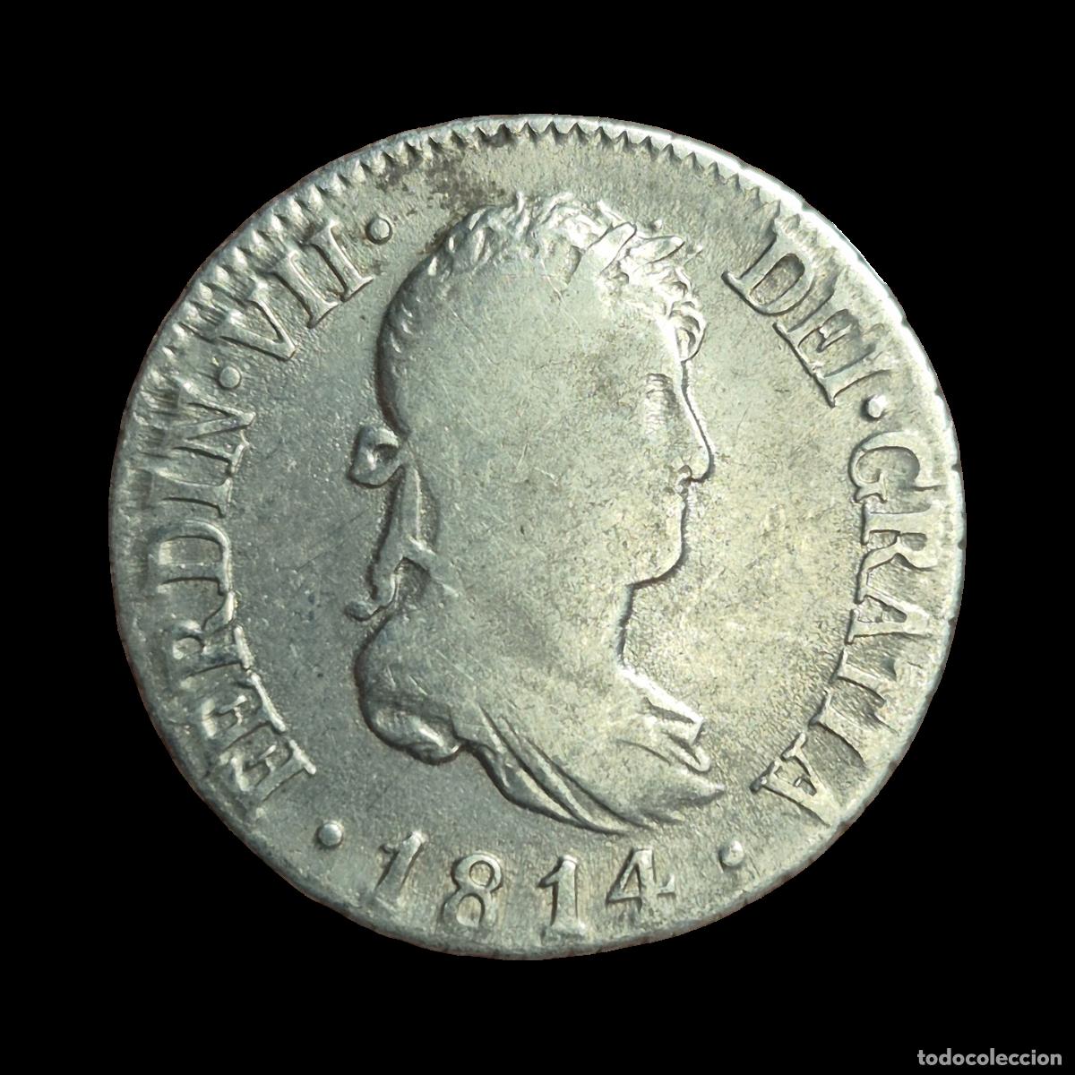 Monedas de Espa&ntilde;a: NT/ FERNANDO VII 2 REALES 1814 MADRID (E1152)