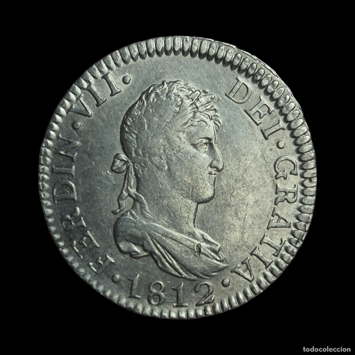 Monedas de Espa&ntilde;a: NT/ FERNANDO VII 2 REALES 1812 CADIZ (E1150)
